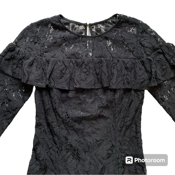 Crown and Ivy black lace dress, NWT - Picture 4 of 7